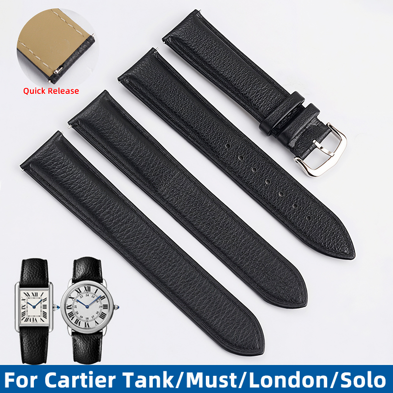 Cartier Watch Tank - 16/17/19/20/22/23mm Quick Release Watch Band For