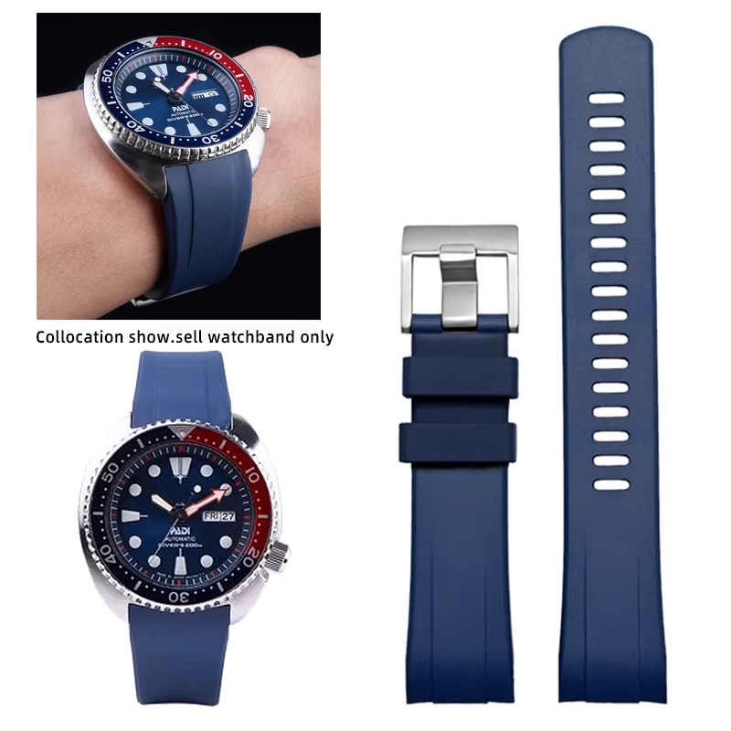 Nato Strap Nylon - FKM Watch band For Seiko PROSPEX