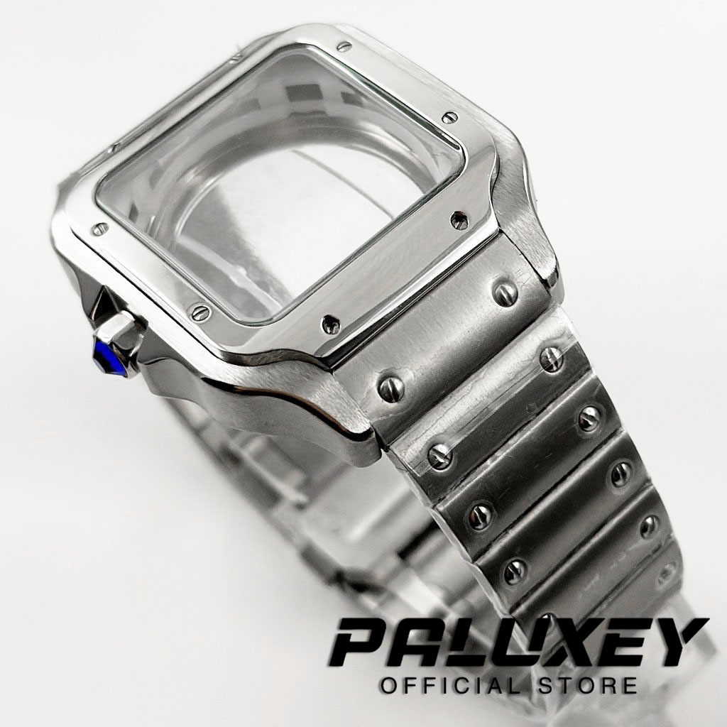 NH35 38mm Square Watch Case 31 - đánh giá và giá Cartier Watch Santos
