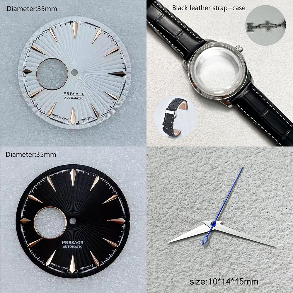 NH38 35mm s logo dial presage  - đánh giá và giá Seiko Watch Presage