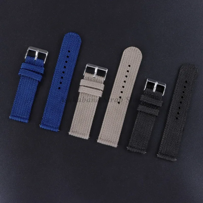 18 20 22 24mm Nylon Canvas Str - đánh giá và giá Nato Strap Nylon