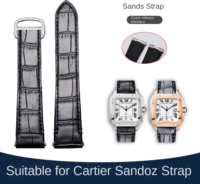 21mm 19mm Cow leather Watch St - đánh giá và giá Cartier Watch Santos