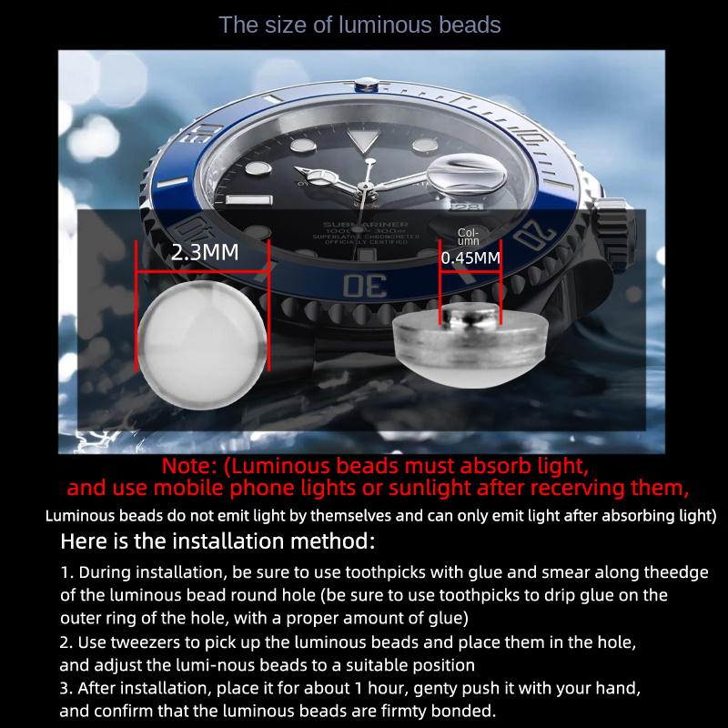 2.3x0.45mm Luminous pip For Se - đánh giá và giá Rolex Watch Daytona