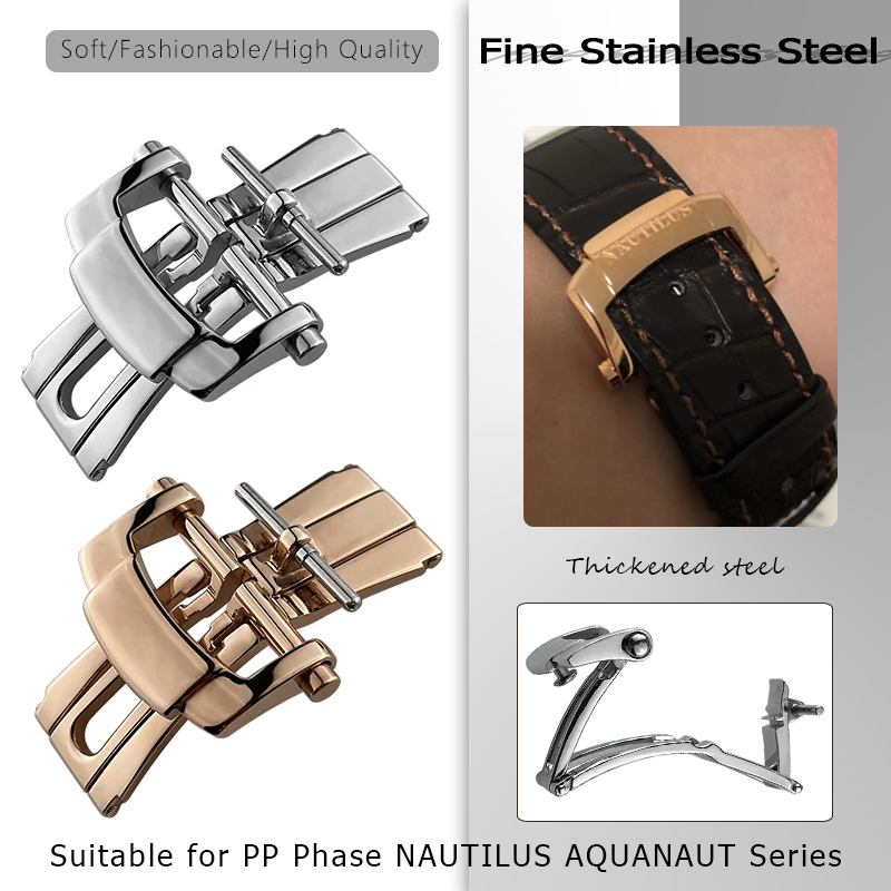 18mm Folding Clasp for PP Pate - đánh giá và giá Patek Philippe Watch Nautilus