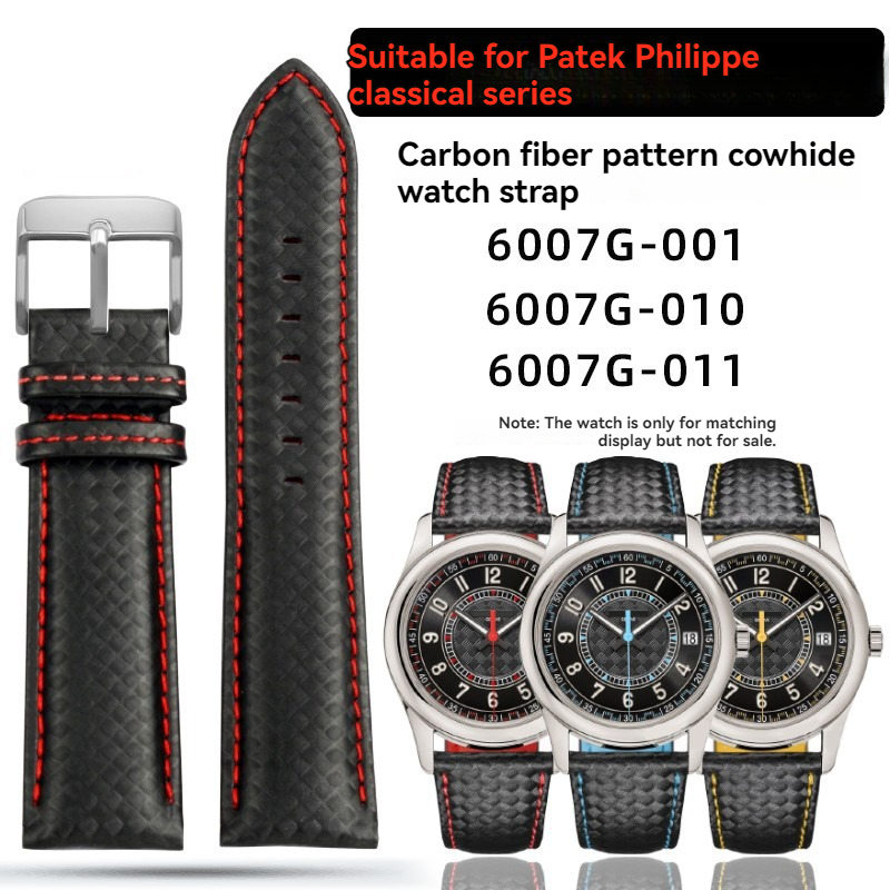 18 20 21 22 23 24mm Carbon fib - đánh giá và giá Patek Philippe Watch Calatrava