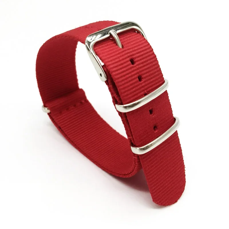 Red Nylon Strap Men&Women 18mm - đánh giá và giá Nato Strap Nylon