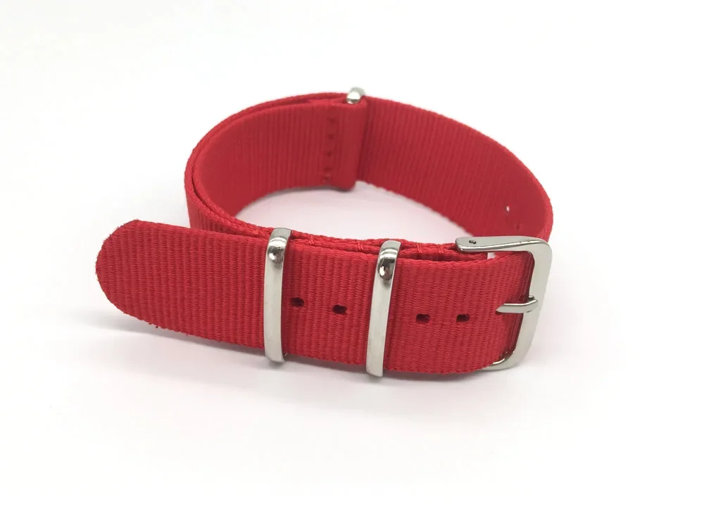 Red Nylon Strap Men&Women 18mm - đánh giá và giá Nato Strap Nylon