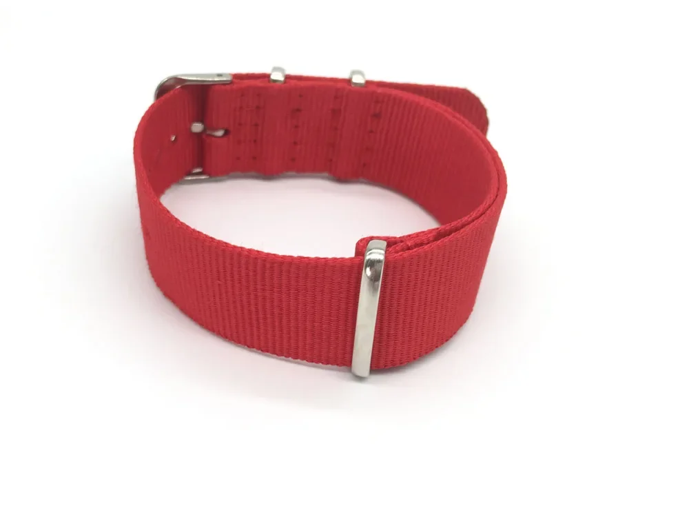 Red Nylon Strap Men&Women 18mm - đánh giá và giá Nato Strap Nylon