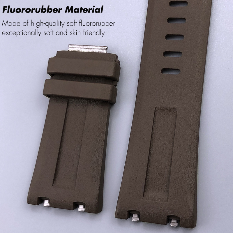 28mmX24mm High Quality FKM Flu - đánh giá và giá Audemars Piguet Watch Royal Oak Offshore